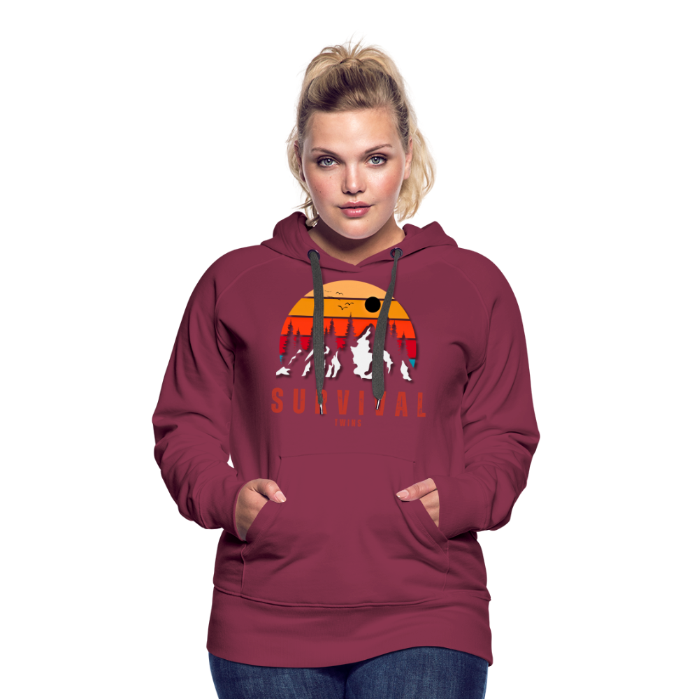 Women’s Premium Hoodie - burgundy