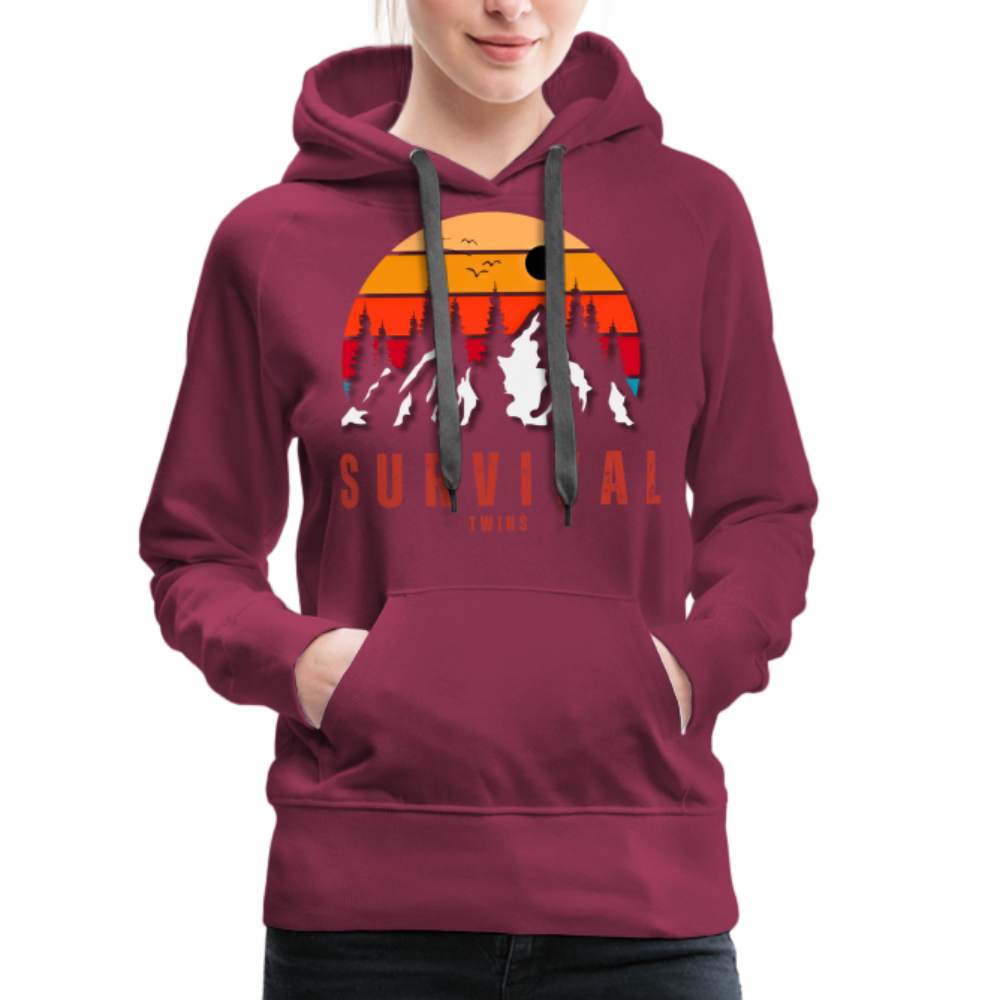 Women’s Premium Hoodie - burgundy