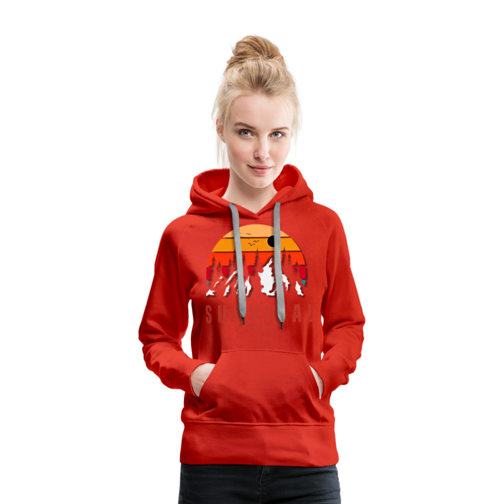 Women’s Premium Hoodie - red