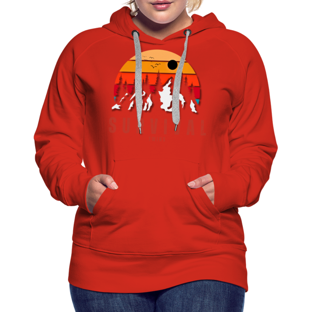 Women’s Premium Hoodie - red