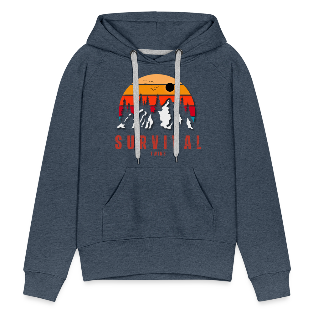 Women’s Premium Hoodie - heather denim