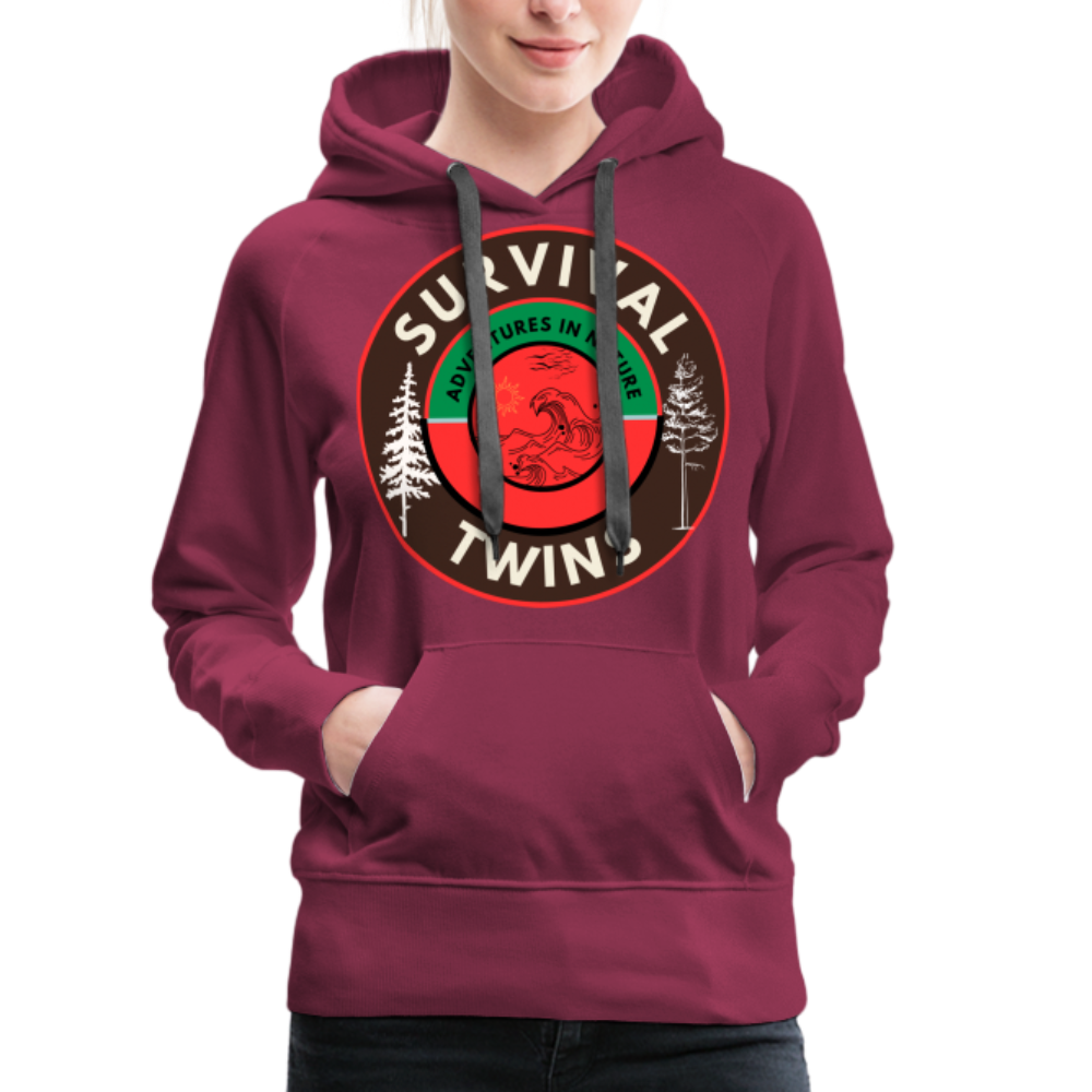 Women’s Premium Hoodie - burgundy