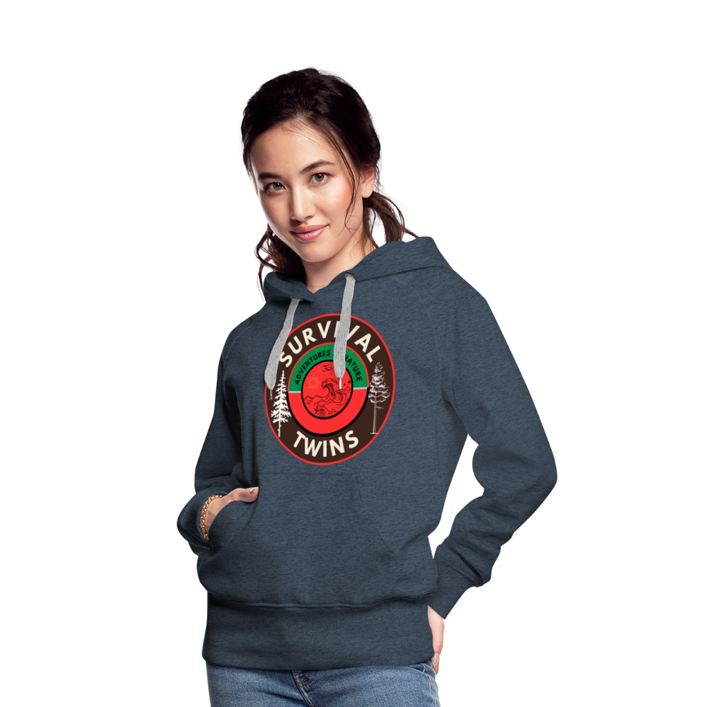 Women’s Premium Hoodie - heather denim