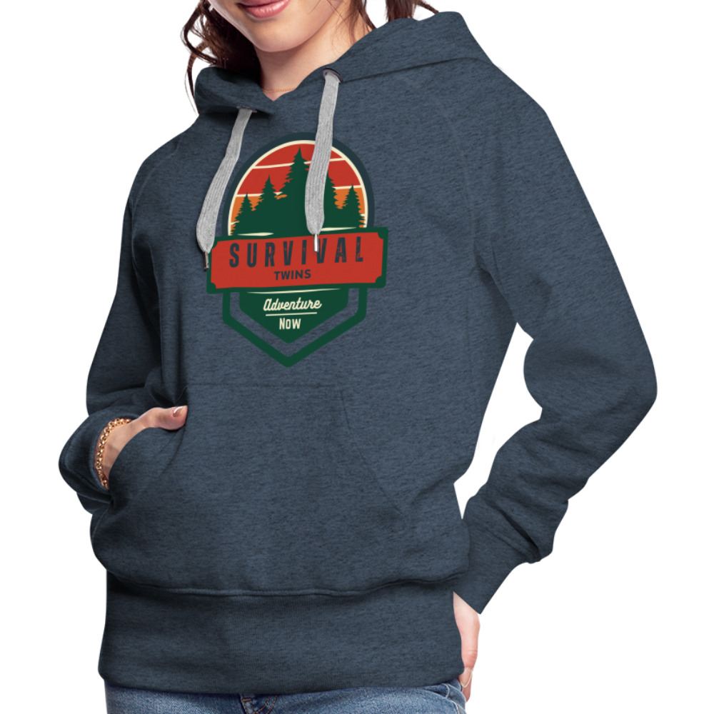 Women’s Premium Hoodie - heather denim