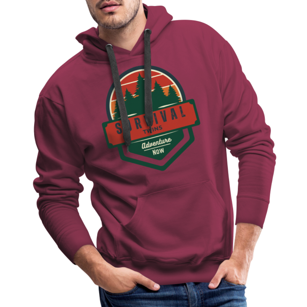 Men’s Premium Hoodie - burgundy