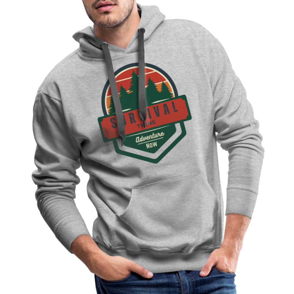 Men’s Premium Hoodie - heather grey