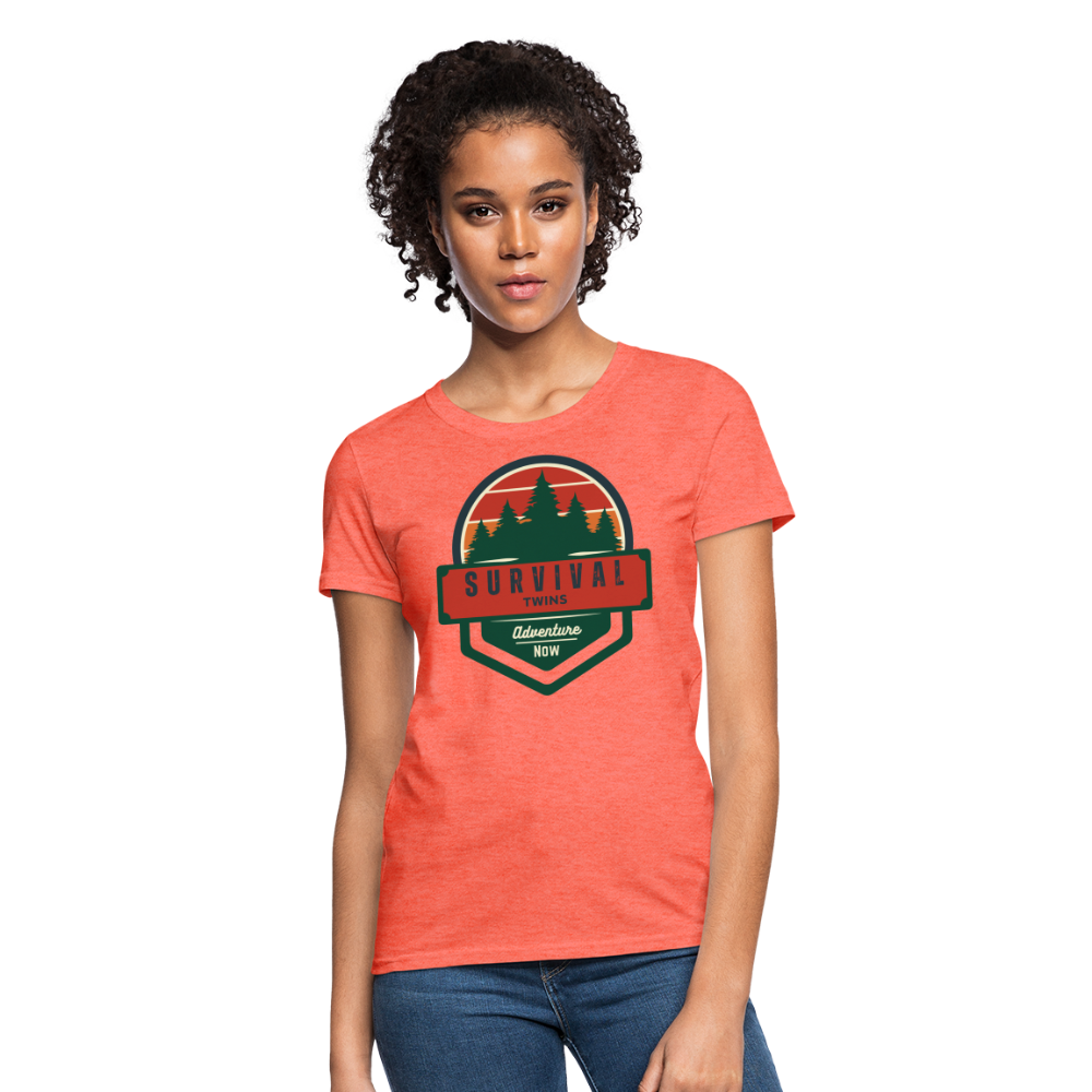 Women's T-Shirt - heather coral