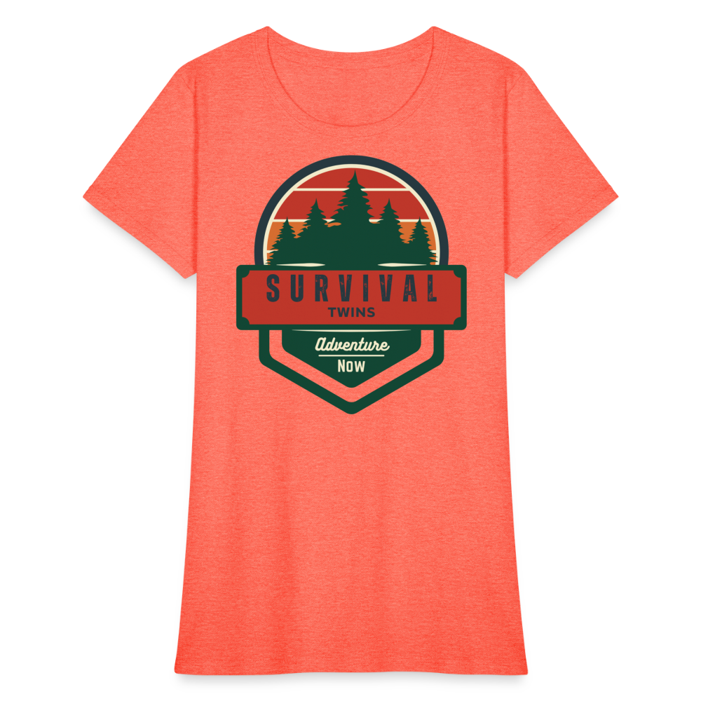 Women's T-Shirt - heather coral