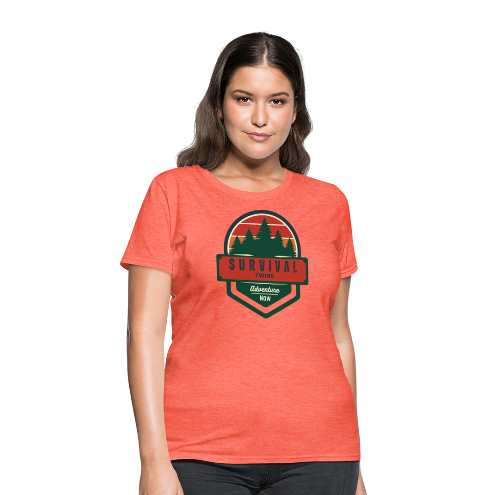 Women's T-Shirt - heather coral