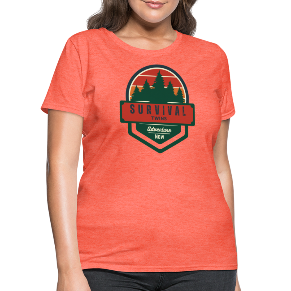 Women's T-Shirt - heather coral